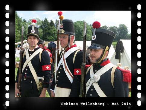 unsere drei fuesiliere in uniformen von 1843/52